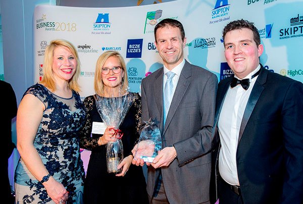 Gitana and David collect JB Springs' Award