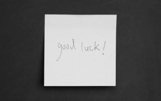 Good luck card
