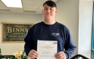 Matthew McEwan Level 3 Advanced Manufacturing and Engineering apprenticeship
