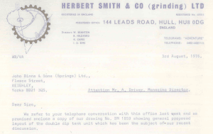 Old Enquiry Letter