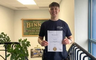 Sam Fox Attains Level 3 Engineering Technical Machinist Apprenticeship