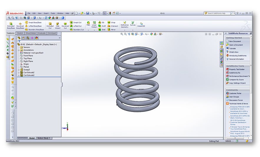 CAD Spring Design