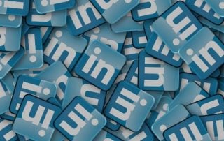 3D LinkedIn Logos