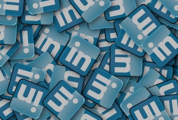 3D LinkedIn Logos
