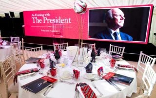 Evening iwth the president