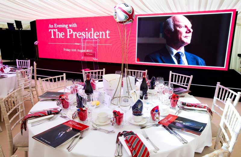 Evening iwth the president